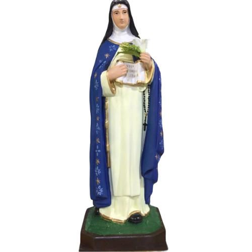 Santa Beatriz 84cm em Gesso