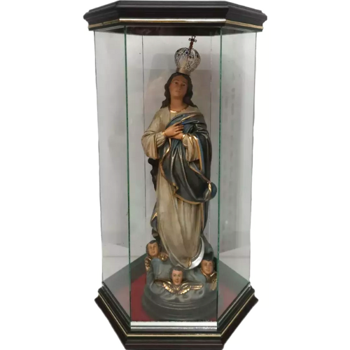 Nossa Senhora da Conceição 49cm em Resina - Na Redoma