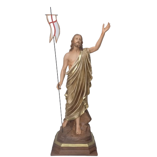 Jesus Ressuscitado 118cm em Resina