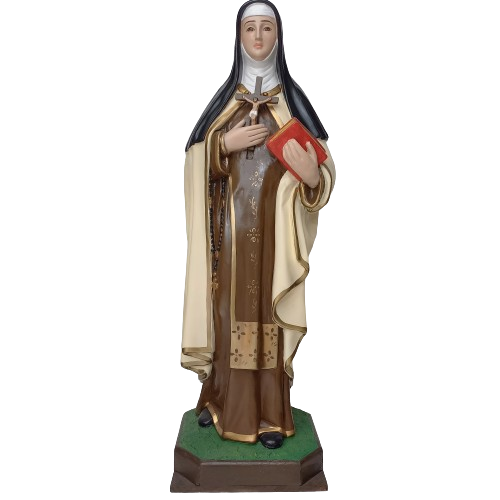 Santa Mônica 85cm em Gesso