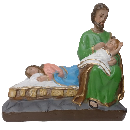 Nossa Senhora Repousando 25cm em Gesso