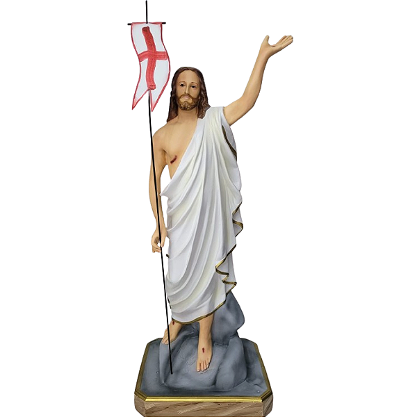 Jesus Ressuscitado 115cm em Resina
