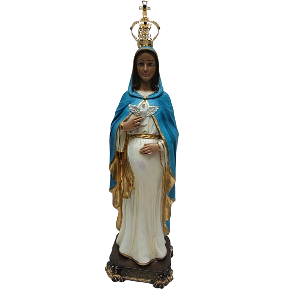 Nossa Senhora Grávida 37cm em Resina
