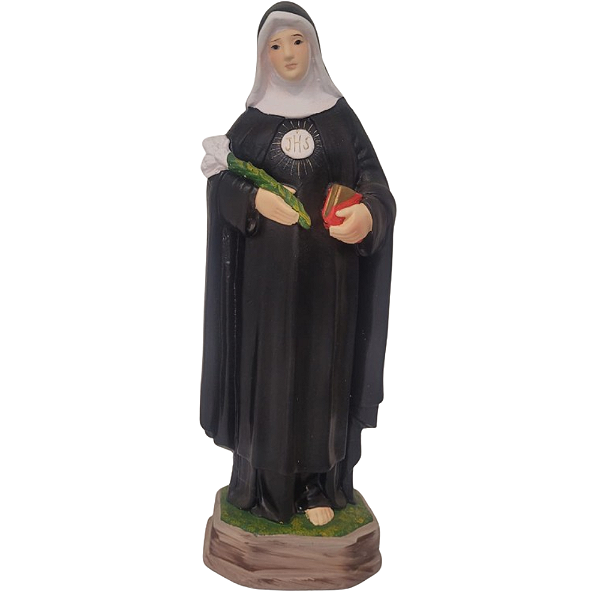 Santa Juliana 30cm em Resina