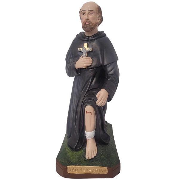 São Peregrino 30cm em Gesso