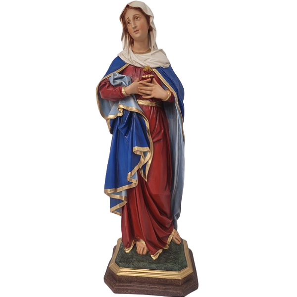 Sagrado Coração de Maria 93cm em Resina