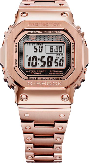 G-shock gmw-b5000gd-4 full metal rose gold strap women watches - Watches  Fácil