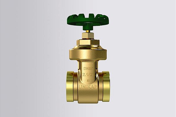 REGISTRO DE GAVETA HASTE FIXA LATÃO PN16 GROOVED Ø 2.1/2"
