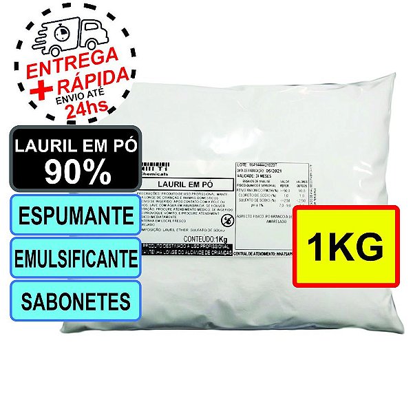 Lauril em pó - Multichemicals - 1Kg