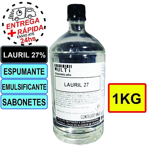 Lauril 27% - Multichemicals - 1KG - espumante