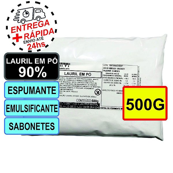 Lauril em pó - Multichemicals - 500g