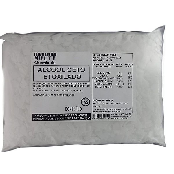 Alcool ceto etoxilado 20EO - emulgin B2 - 500G