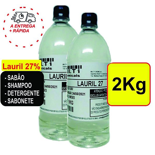 Lauril 27% - Multichemicals - 2kg - espumante