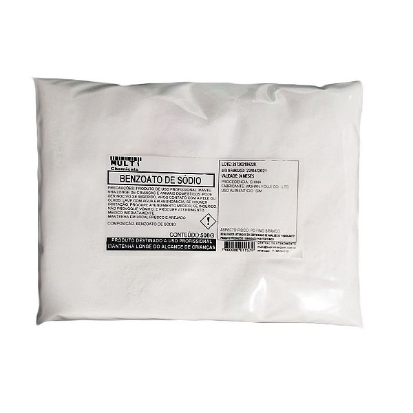 Conservante Benzoato de sódio - 500G