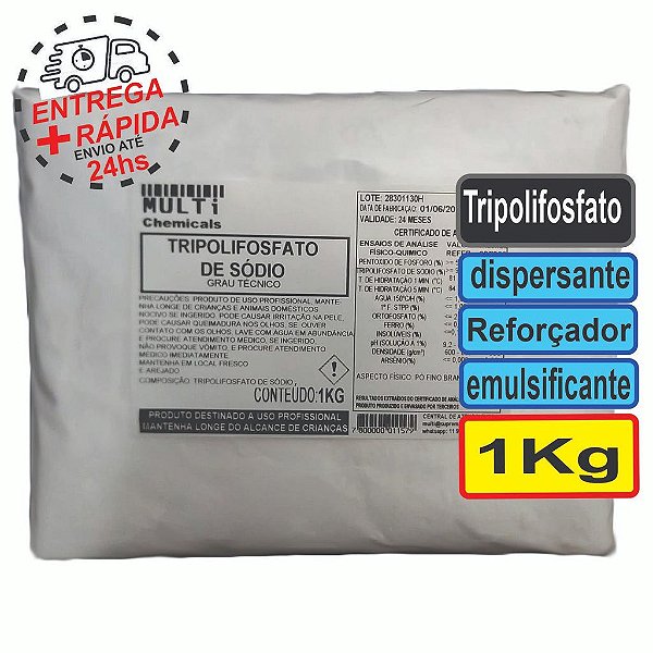 Tripolifosfato de sódio - 1KG