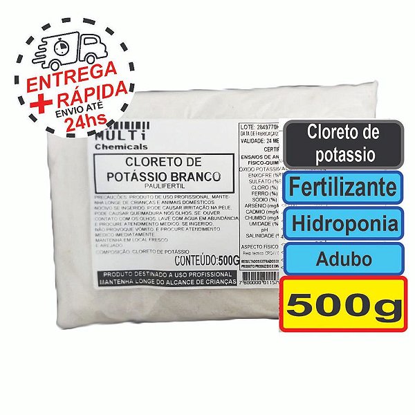 Cloreto de Potássio - 500G