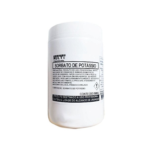 Sorbato de potássio - 500G - pote
