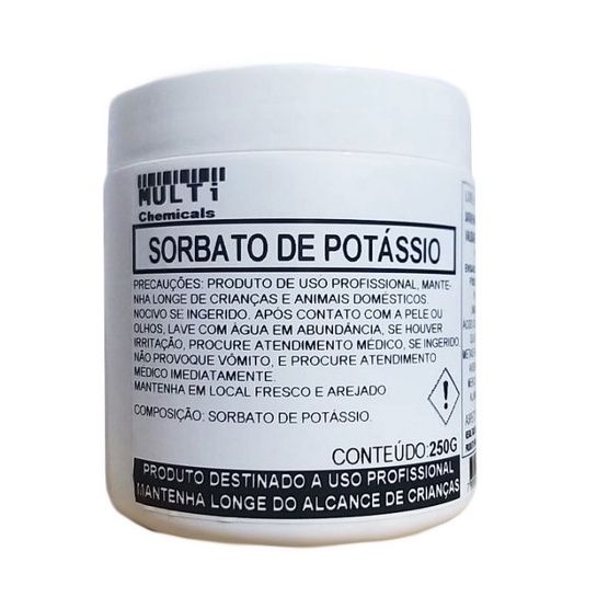 Sorbato de potássio - 250G - pote