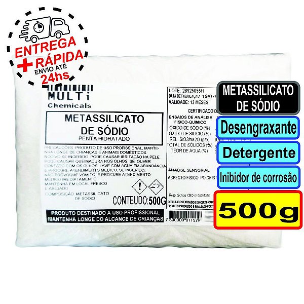 Metassilicato de sódio - 500G