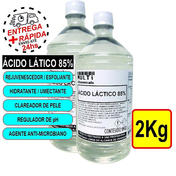 Ácido lático alimentício - 2KG