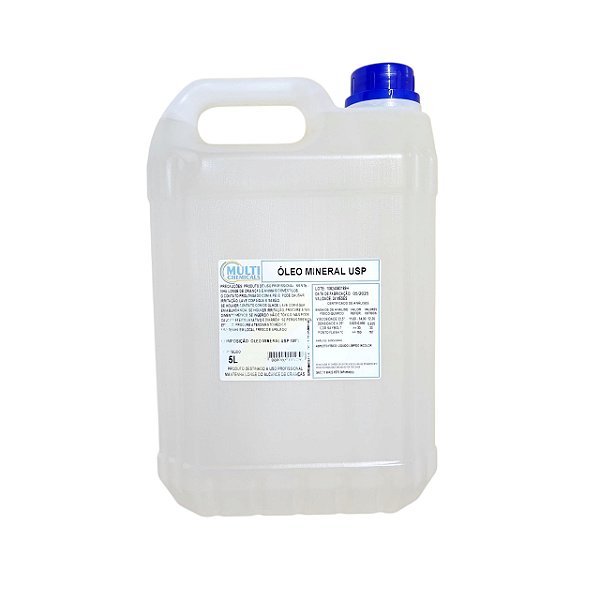 Óleo mineral USP - 5l - puro - grau alimentício
