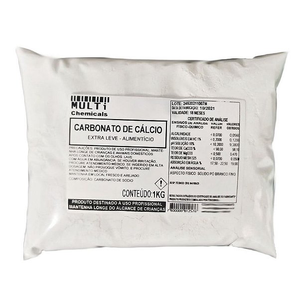 Carbonato de cálcio - 1KG