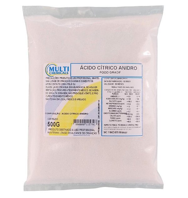Acido cítrico - 500G