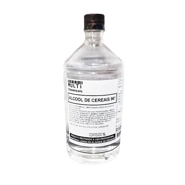 Álcool de cereais - 1L - cosméticos - perfumes - aromatizantes