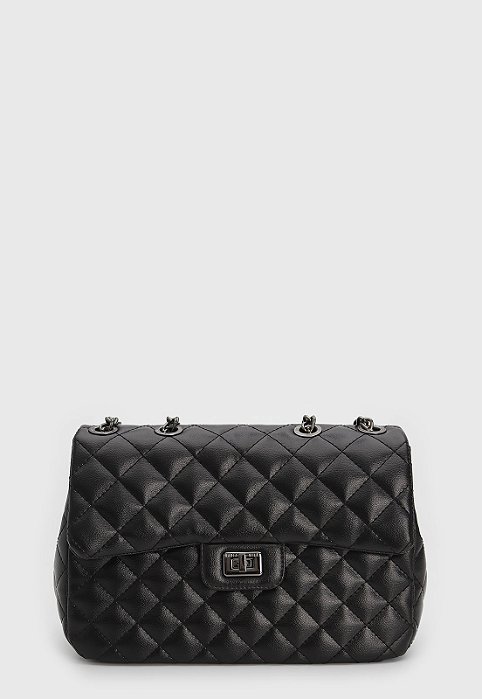 BOLSA MATELASSÊ PRETA