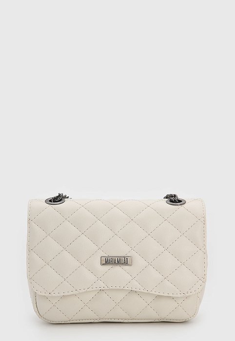 BOLSA PEQUENA OFF-WHITE