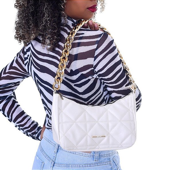 BOLSA MEIA LUA OFF-WHITE