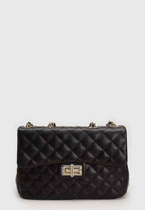 BOLSA MATELASSÊ PRETA
