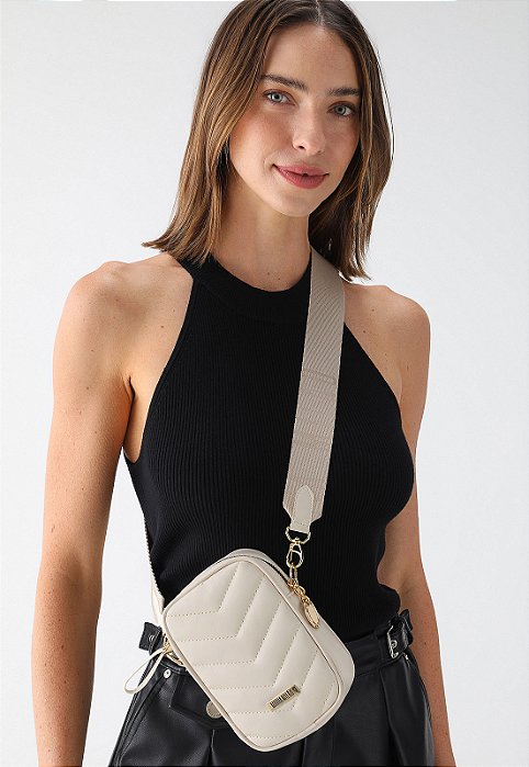 BOLSA SHOULDER BAG OFF-WHITE