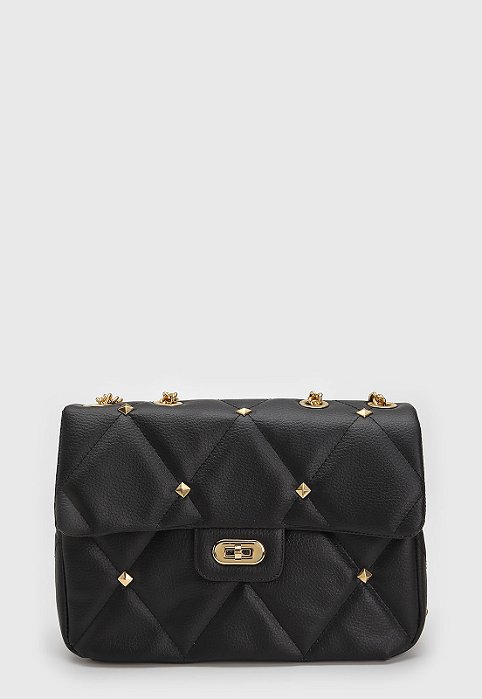 BOLSA MATELASSÊ PRETA