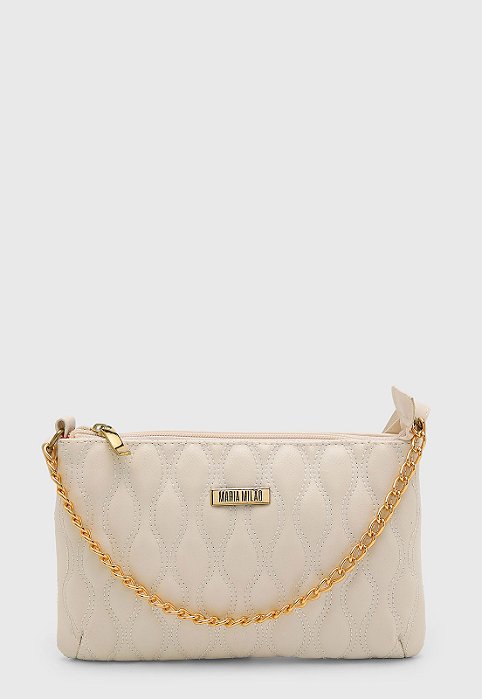 Bolsa Pequena Maria Milão Monza Off-White