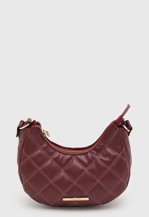 Bolsa Pequena Maria Milão Roma Matelassê Bordô