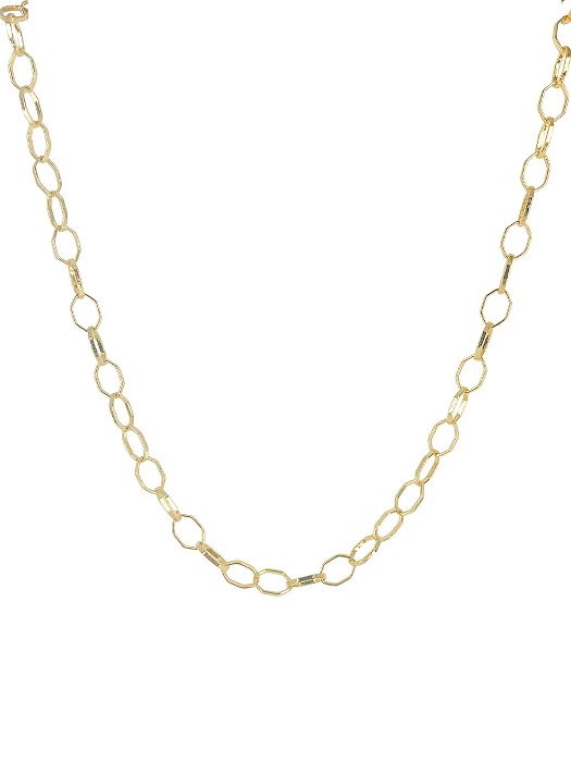Choker de elos hexagonais