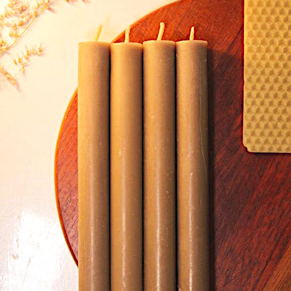 Kit Oração - Velas de Cera de Abelha Maciças - 4 un.