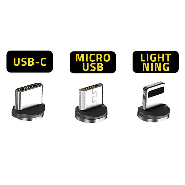 PLUG PARA CABO DE CARREGAMENTO MAGNÉTICO