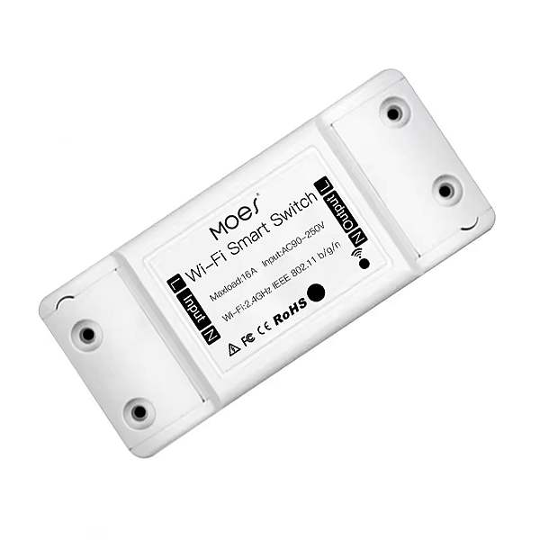INTERRUPTOR INTELIGENTE WIFI MOES BIVOLT BRANCO
