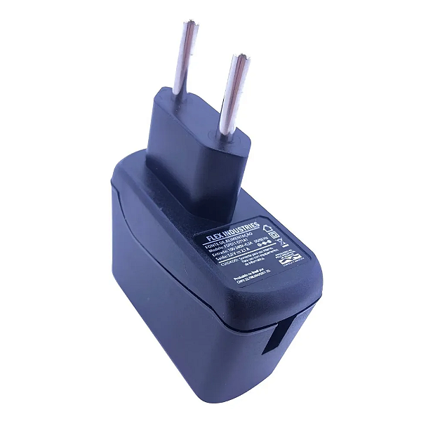 FONTE CARREGADOR UNIVERSAL USB 5V 2,1A PRETO
