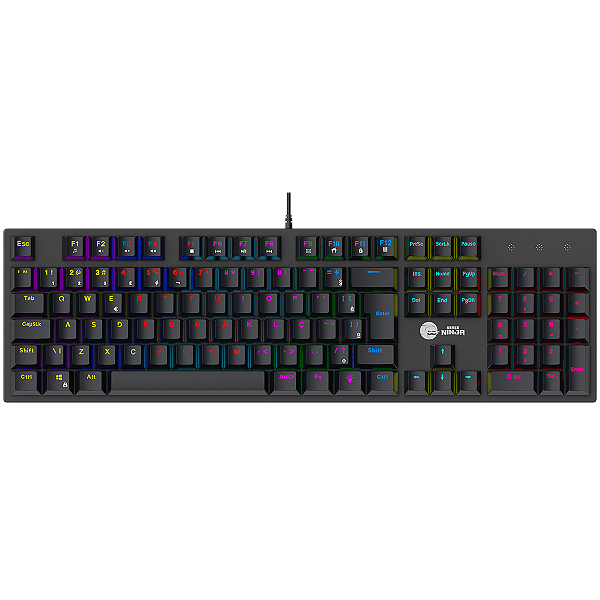Teclado Mecânico Gamer Ninja Leap Switch Azul