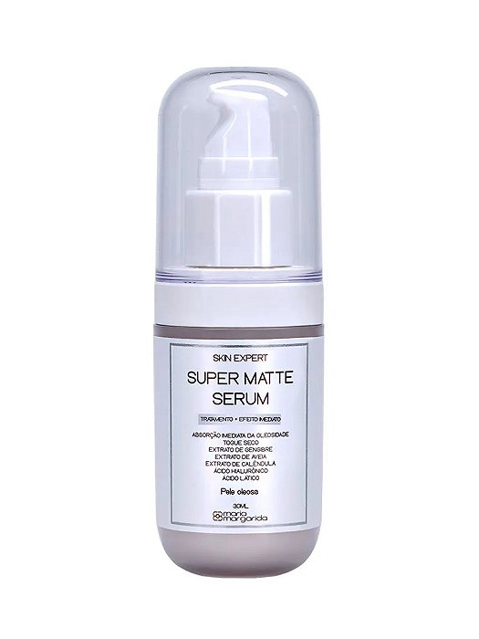 SUPER MATTE SÉRUM PELE OLEOSA - CONTROLE IMEDIATO + TRATAMENTO - 30ml - MARIA MARGARIDA
