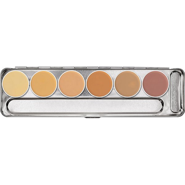 PALETA DE CORRETIVOS DERMACOLOR CAMOUFLAGE - MODELO H / 6 CORES - KRYOLAN