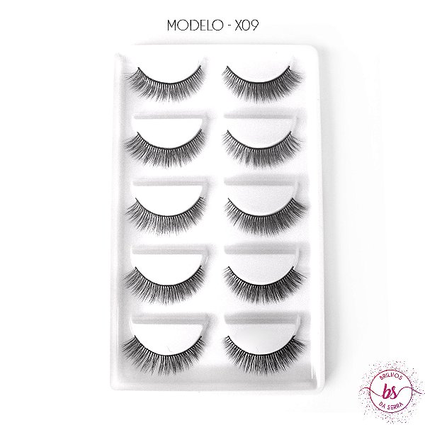 CARTELA DE CÍLIOS 3D - MODELO X09