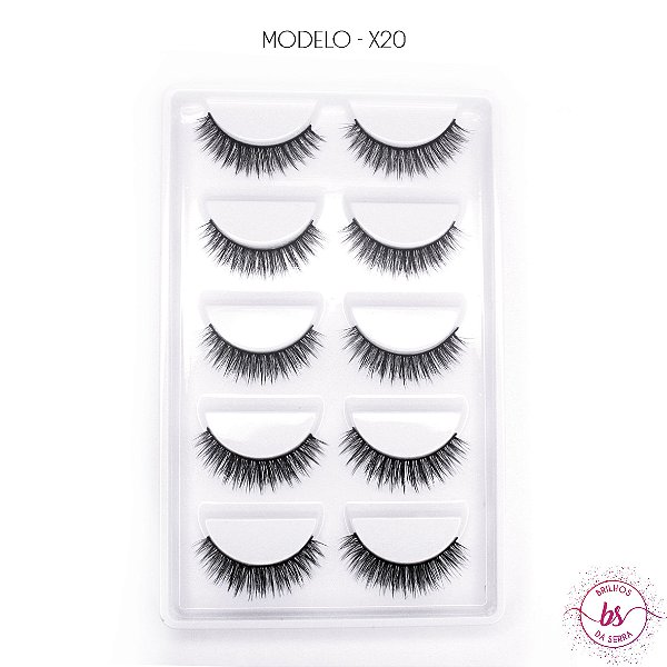CARTELA DE CÍLIOS 3D - MODELO X20