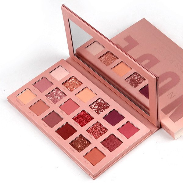 PALETA DE SOMBRAS NEW NUDE - 18 CORES - MISS RÔSE