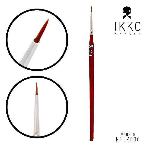 PINCEL 81000 (IK000) - LINHA VERMELHA - IKKO MAKEUP