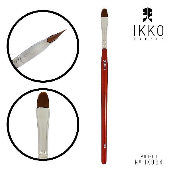 PINCEL 81064 (IK064) - LINHA VERMELHA - IKKO MAKEUP