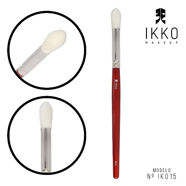 PINCEL 81015 (IK015) - LINHA VERMELHA - IKKO MAKEUP